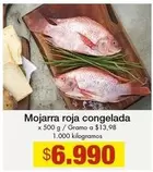 Mojarra roja congelada