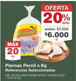 Pimpollo - Piernas Pernil x Kg