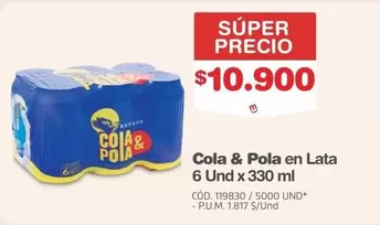 Cola & Pola en Lata