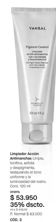 Yanbal - Limpador Acción Antimanchas