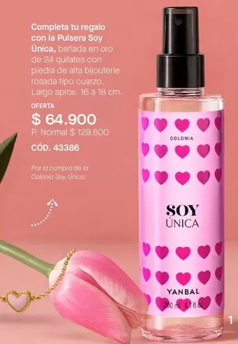 Yanbal - Pulsera Soy Unica