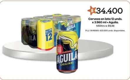 Águila - Cerveza en lata