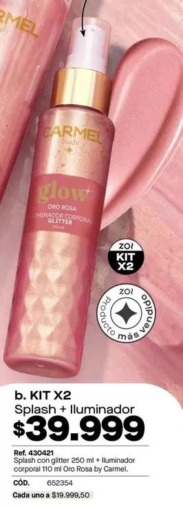 Oro - KIT X2 Splash + Iluminador