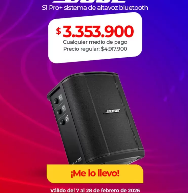 Bose - SI Pro+ sistema de altavoz bluetooth