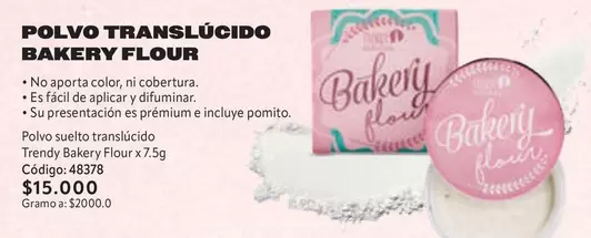 Es - TRANSLÚCIDO BAKERY FLOUR