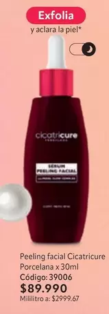 Cicatricure - Peeling facial Porcelana x 30ml