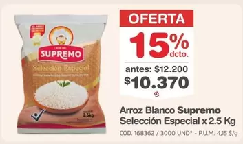 Supremo - Arroz Blanco Selección Especial