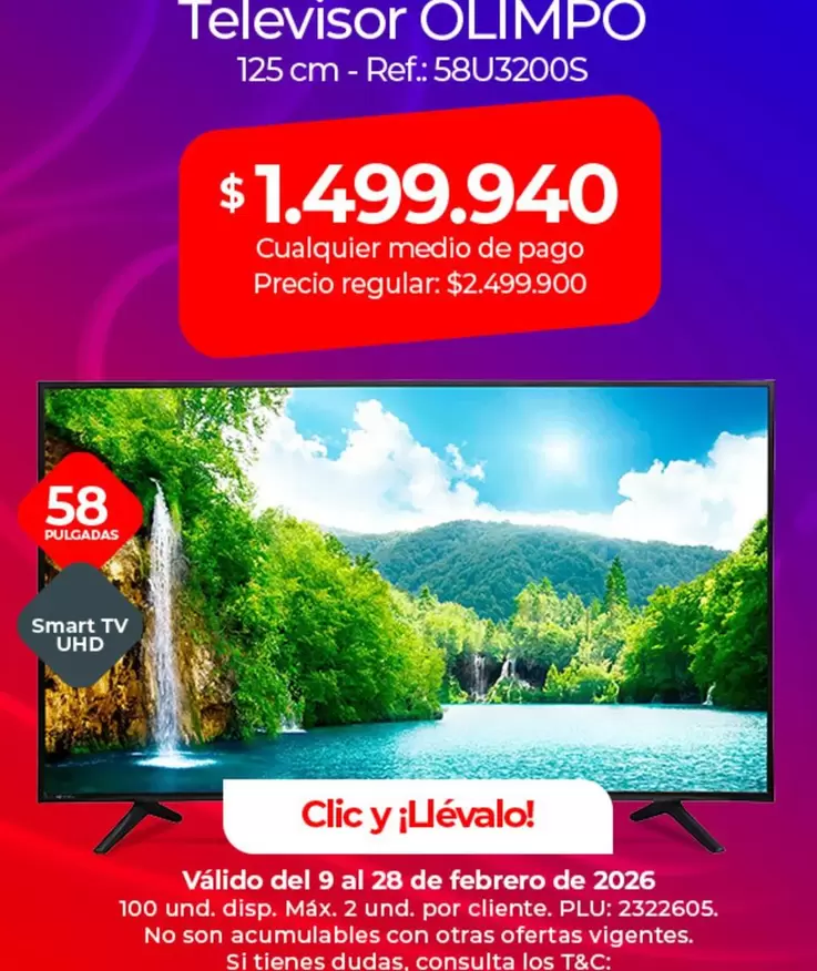 Smart - OLIMPO 58U3200S