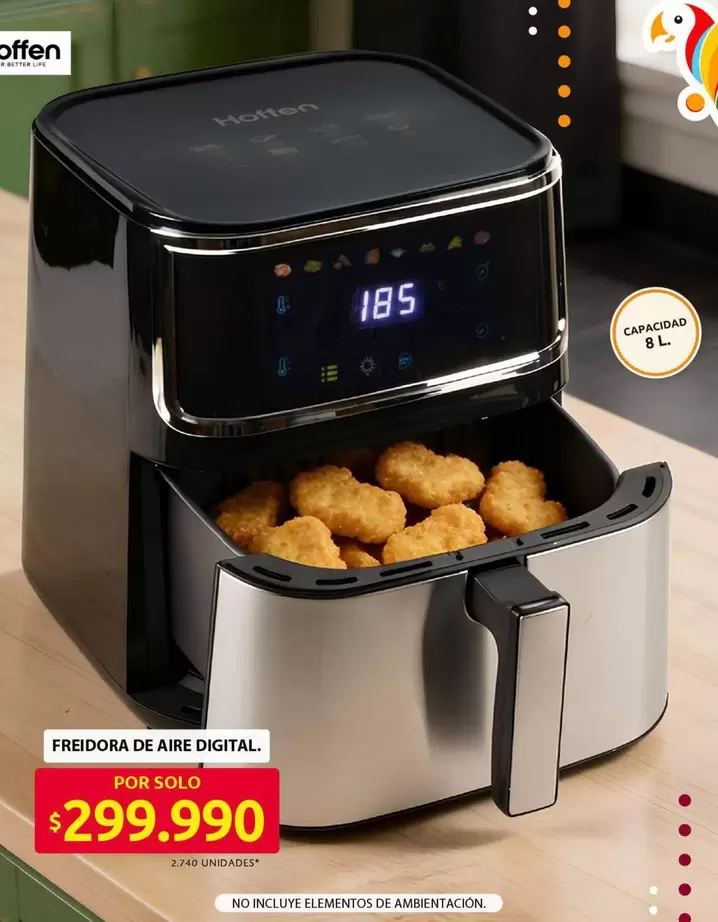 Hoffen - FREIDORA DE AIRE DIGITAL