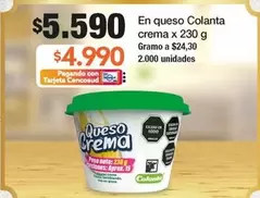 Colanta - Queso Crema