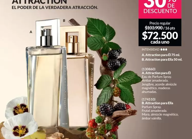 Avon - Attraction para Él, Attraction para Ella