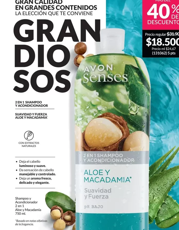 Avon - ALOE Y MACADAMIA