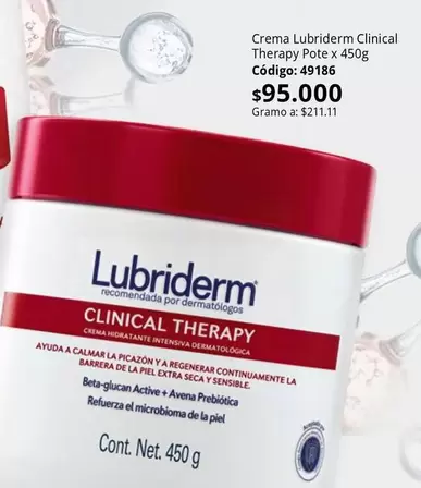 Lubriderm - Clinical Therapy Pote x 450g