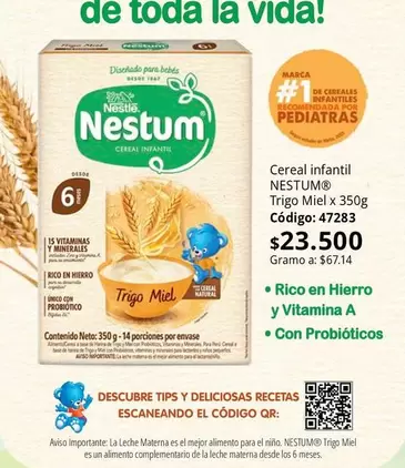 Nestum - NESTUM Trigo Miel x 350g