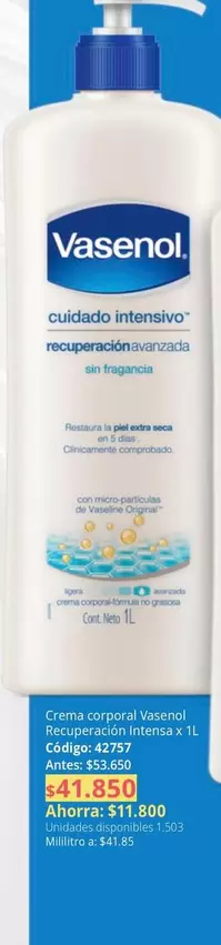 Vasenol - Cuidado Intensivo Recuperación Intensiva