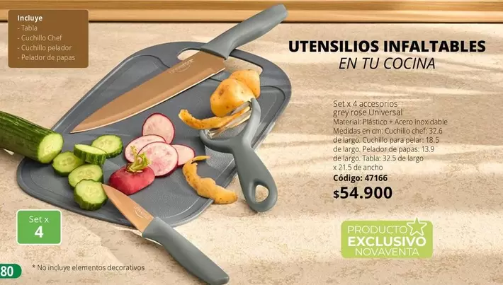 Chef - Set x 4 Utensilios