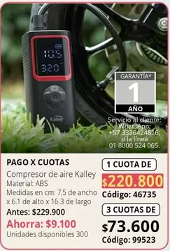 Kalley - Compresos de aire