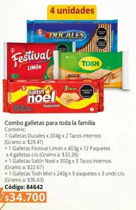 Festival - Combo galletas para toda la familia