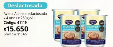 Alpina - Avena deslactosada