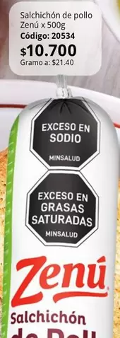 Zenú - Salchichón de pollo