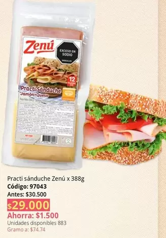 Zenú - Practi sanduche