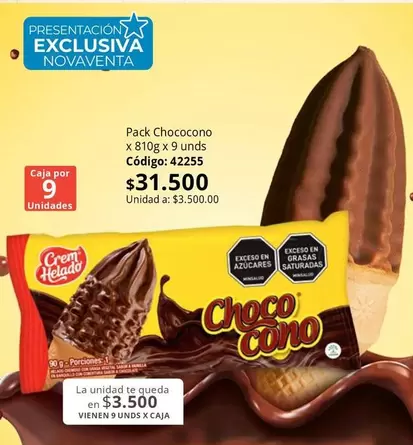 Crem Helado - Chococono