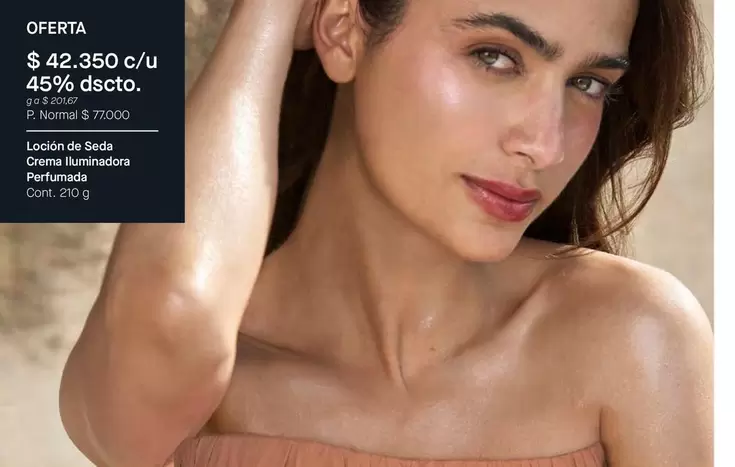 Lación de Seda Crema Illuminadora Perfumade