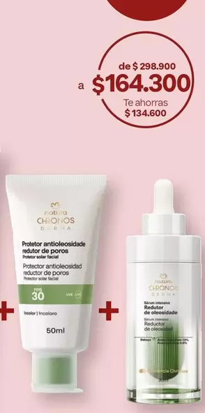 Natura - PROTETOR ANTIOLEOSIDADE redutor de poros