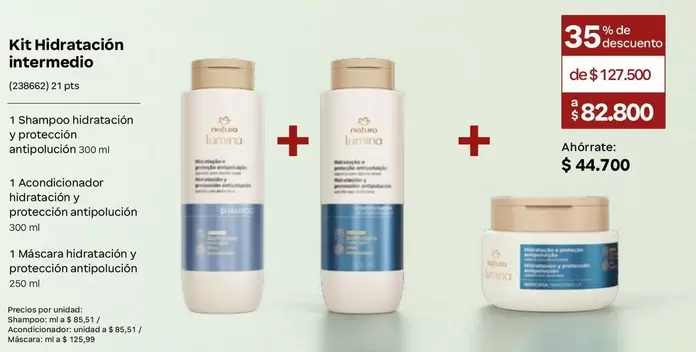 Natura - Kit Hidratación Intermedio