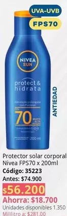Nivea - Protector solar corporal