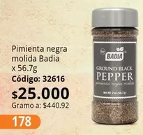 Badia - Pimienta negra molida