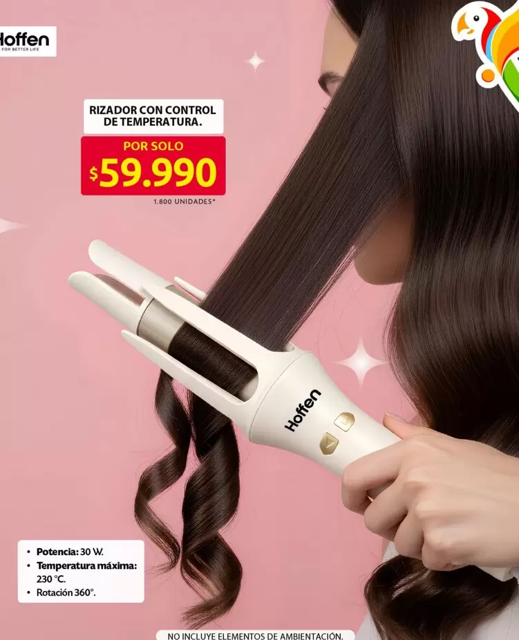 Hoffen - RIZADOR CON CONTROL DE TEMPERATURA.