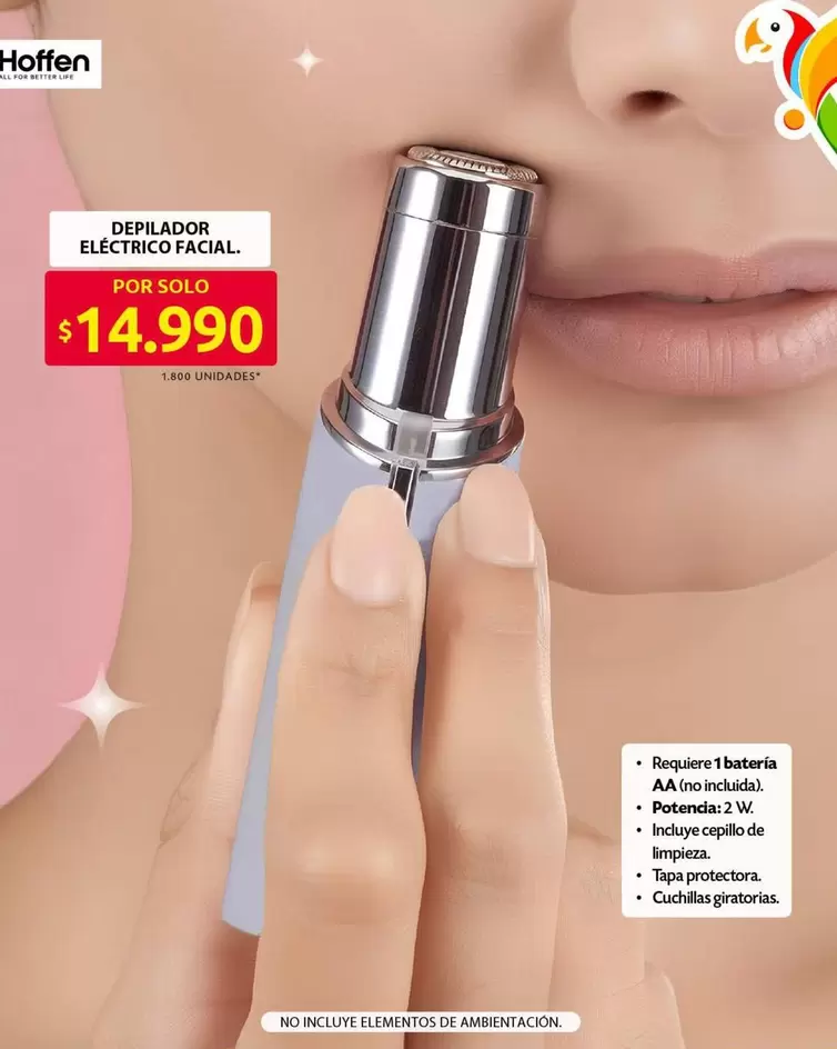 Hoffen - DEPILADOR ELÉCTRICO FACIAL