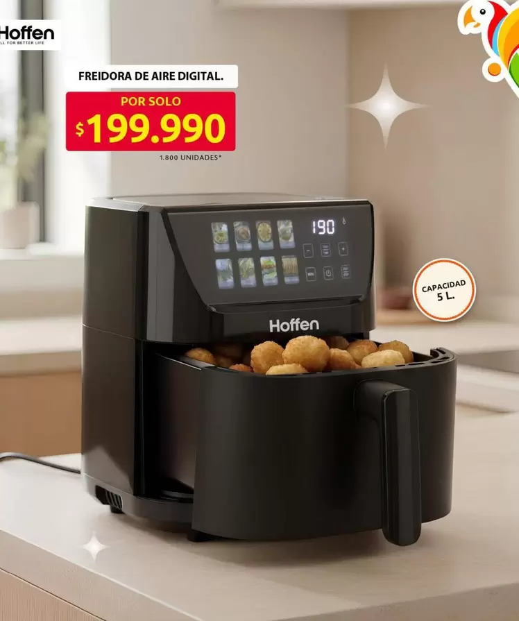 Hoffen - FREIDORA DE AIRE DIGITAL