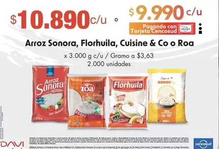 Cuisine & Co - Arroz Sonora, Florhuila,  o Roa