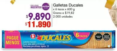 Ducales - Galletas
