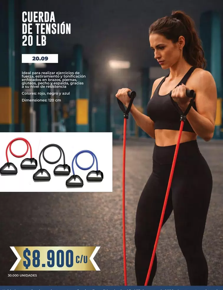 CUERDA DE TENSIÓN 20 LB