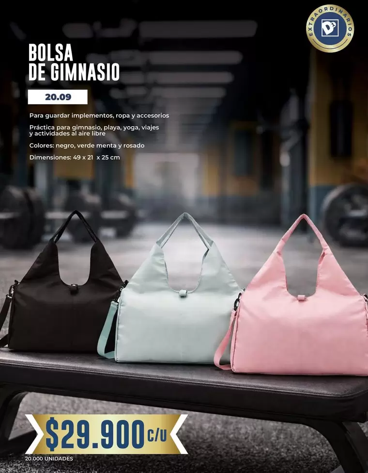Bolsa De Gimnasio