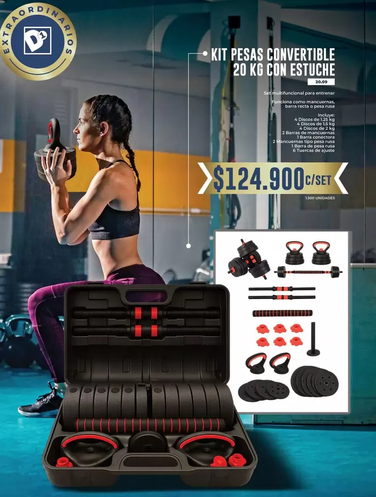 KIT PESAS CONVERTIBLE