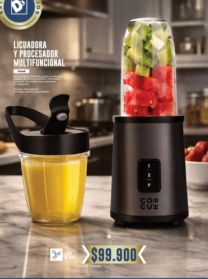LICUADORA Y PROCESADOR MULTIFUNCIONAL