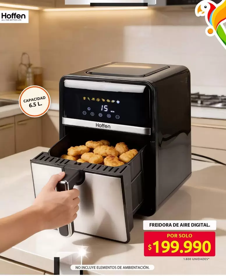 Hoffen - FREIDORA DE AIRE DIGITAL
