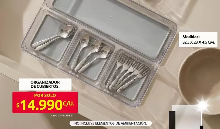 no - ORGANIZADOR DE CUBIERTOS