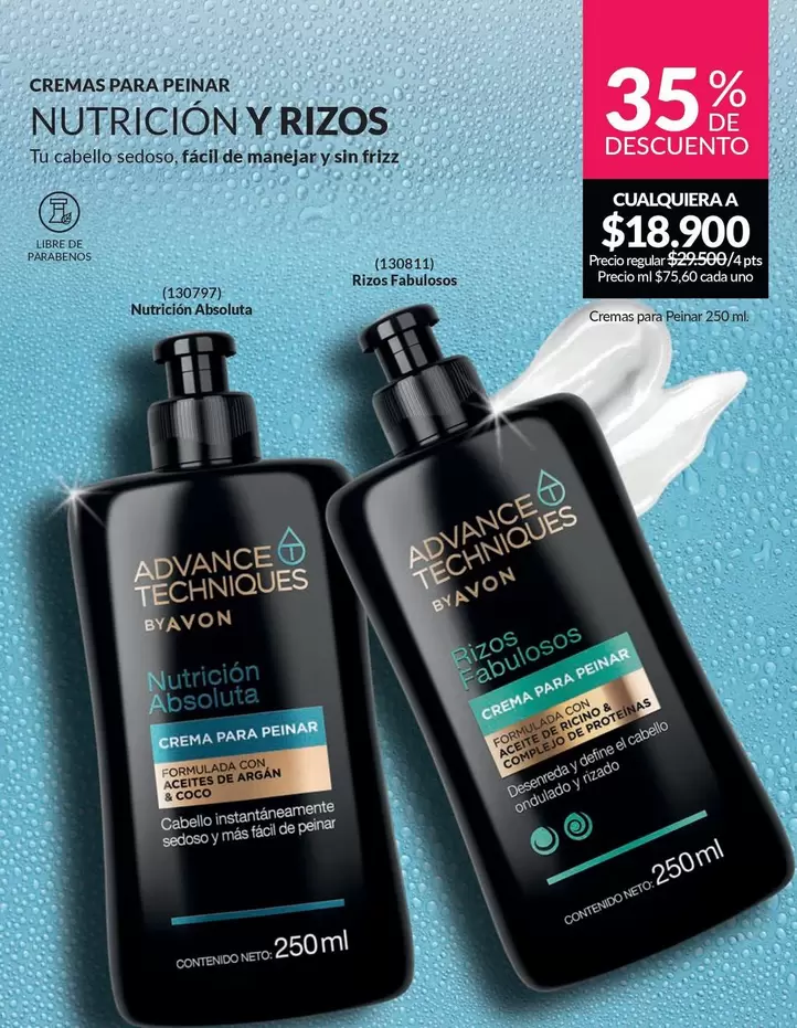 Avon - NUTRICIÓN Y RIZOS