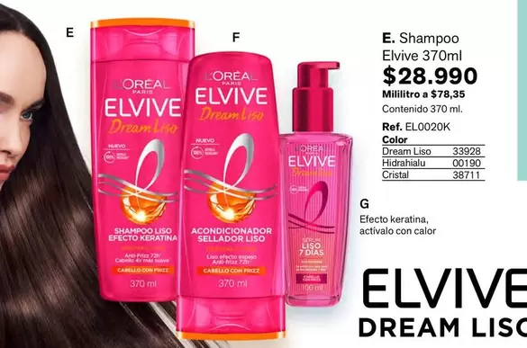 Elvive - Shampoo  370ml