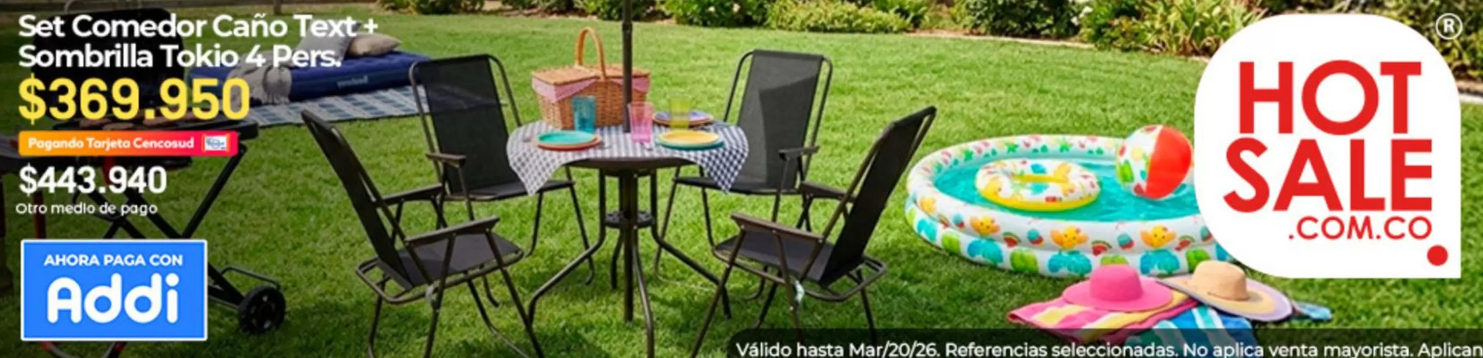 Tokio - Comedor Caño Texte Sombrilla  & Pers