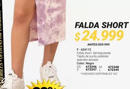 XS - FALDA SHORT