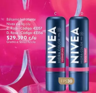Nivea - Bálsamo hidratante Hidra Color
