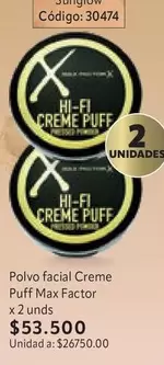 Max Factor - Polvo facial Creme Puff