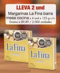 La Fina - Margarinas barra mesa cocina