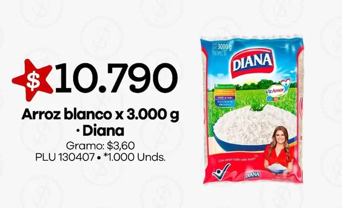 Diana - Arroz blanco x 3.000 g